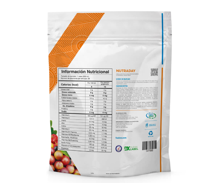 NUTRADAY - APORTE NUTRICIONAL ALTO